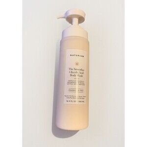 Naturium The Smoother Glycolic Acid Exfoliating Body Wash, Soft & Smoothing 16.9